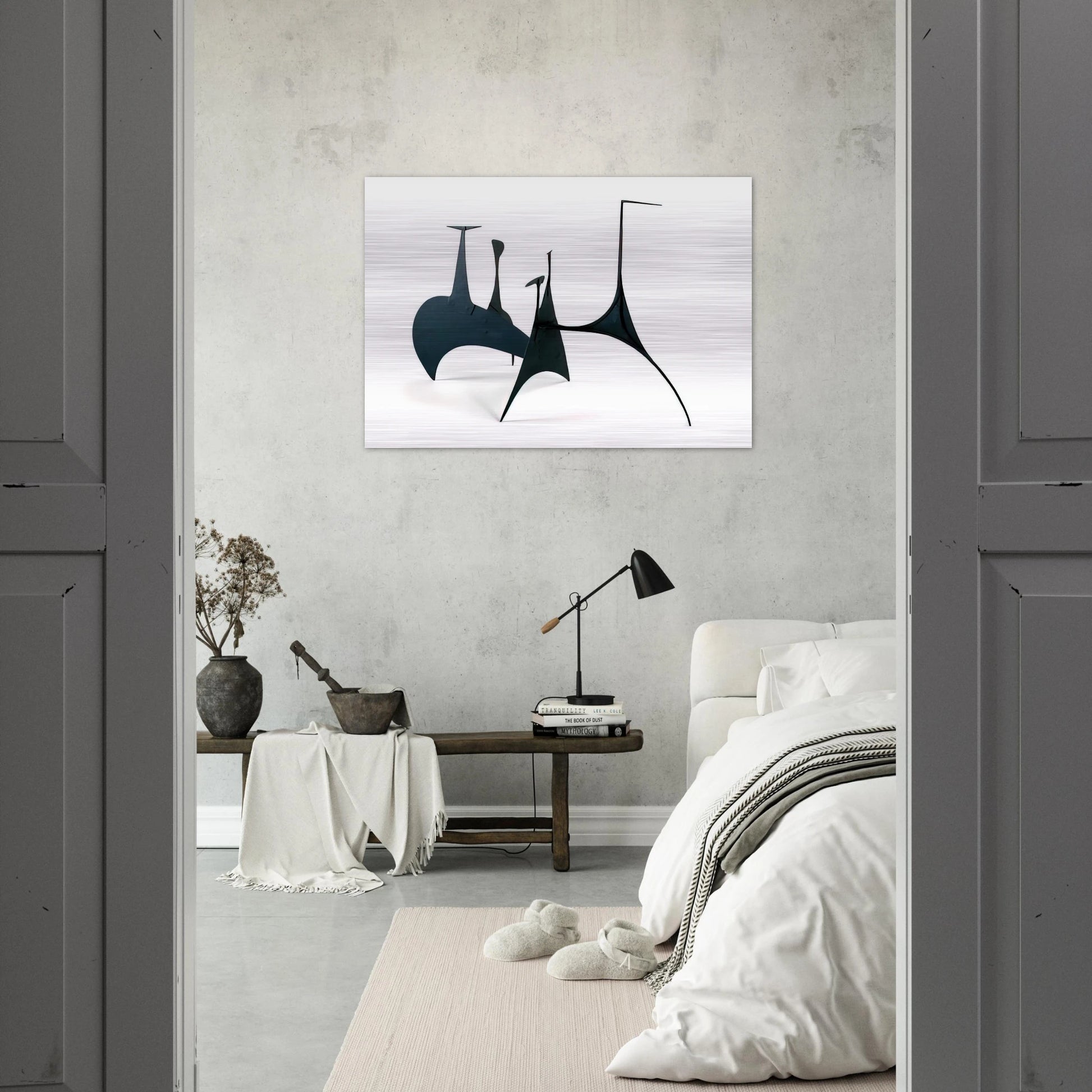 SPINY MAQUETTE 1939 - Alexander Calder Brushed Aluminum Print - 70x100 cm / 28x40 inches | Alexander Calder Aluminum Print | Alexander Calder Prints