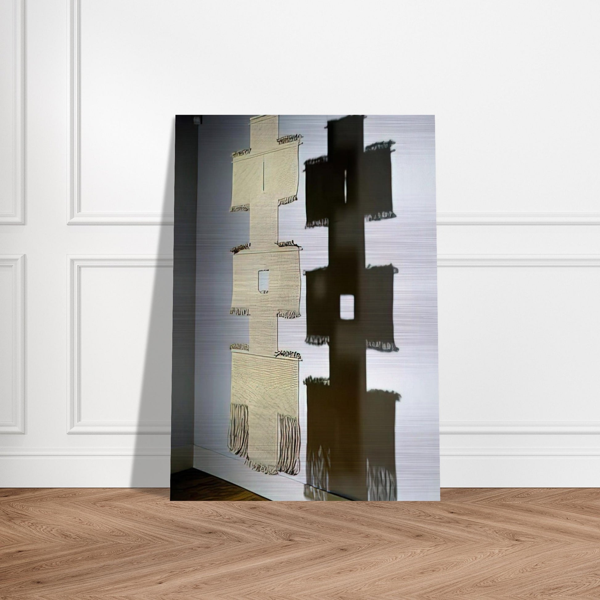 PATH II 1966 - Lenore Tawney Brushed Aluminum Print - 70x100 cm / 28x40 inches | Lenore Tawney Aluminum Print | Lenore Tawney Prints