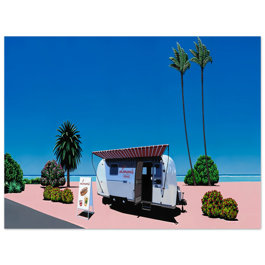 Hiroshi Nagai - Lemson's Beams Wall Art - 21x29.7 cm / 8x12" - Fine Art Poster - -