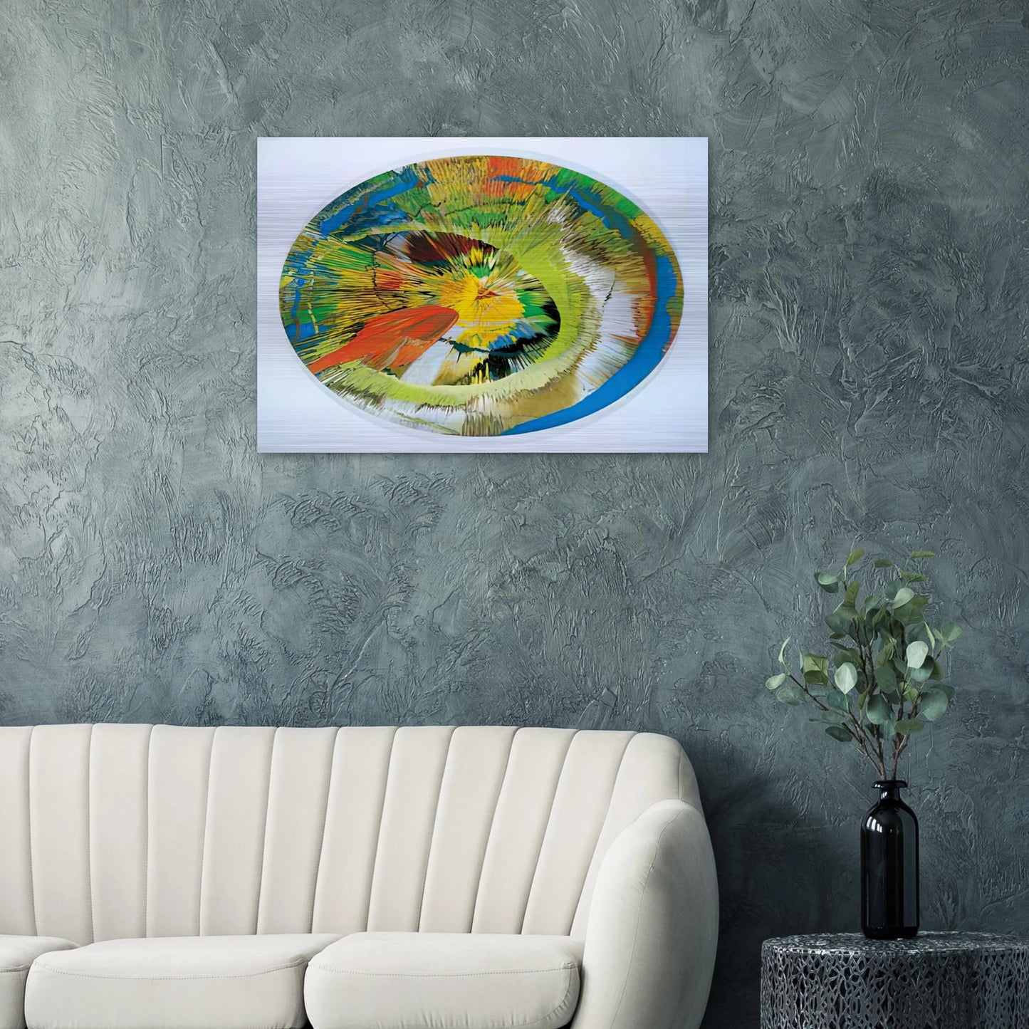 BEAUTIFUL REVOLVING SPHINCTER - Damien Hirst Brushed Aluminum Print - 70x100 cm / 28x40 inches | Damien Hirst Aluminum Print | Damien Hirst Prints