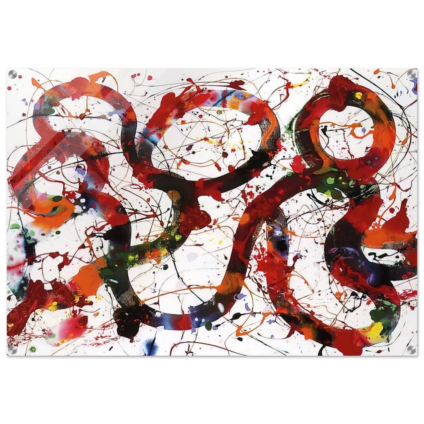 Untitled  SFP88-12  - Sam Francis Acrylic Print - 70x100 cm / 28x40″ inches