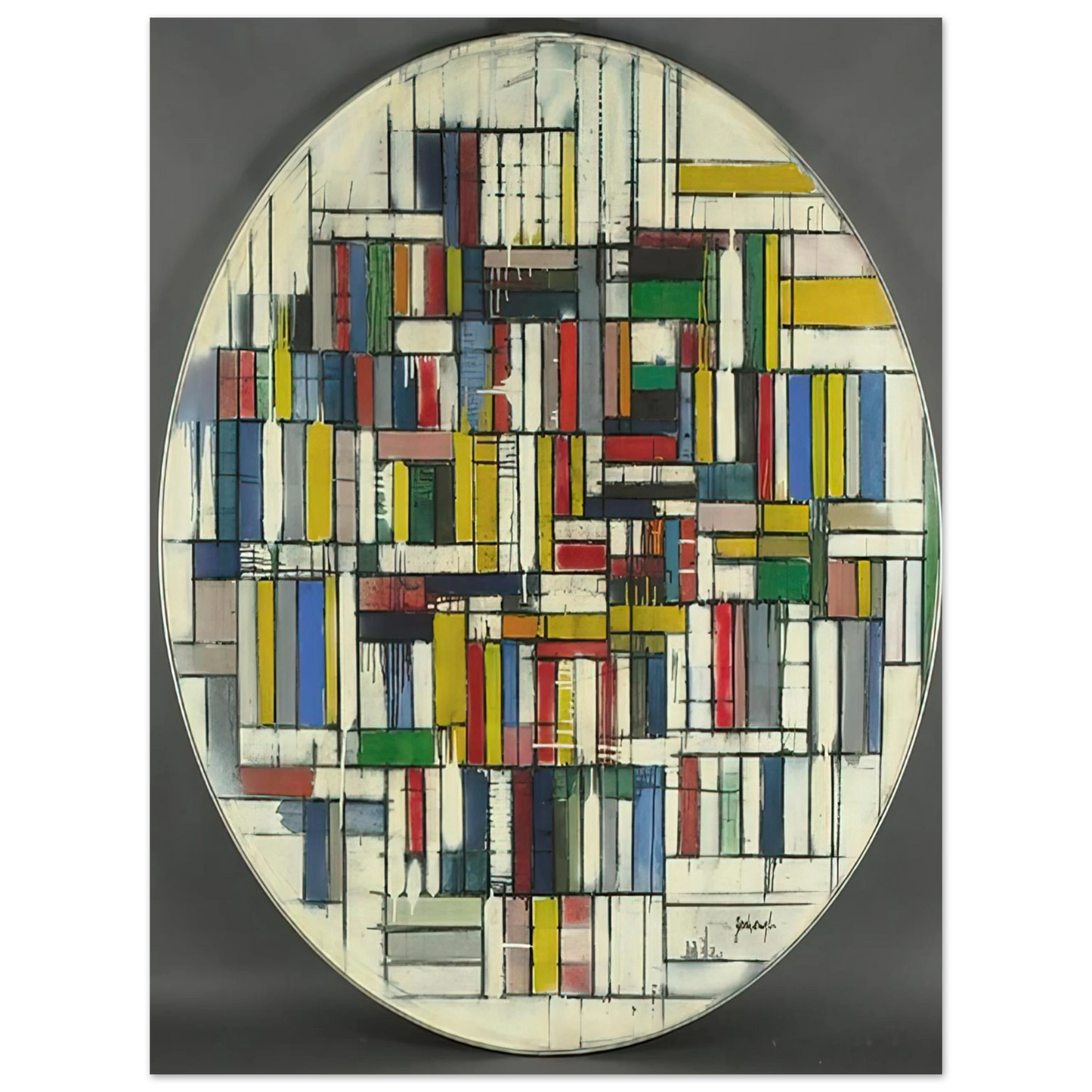 Robert Goodnough - Circle III - Post-Painterly Abstraction  75x100 cm / 30x40inches Fine Art Poster