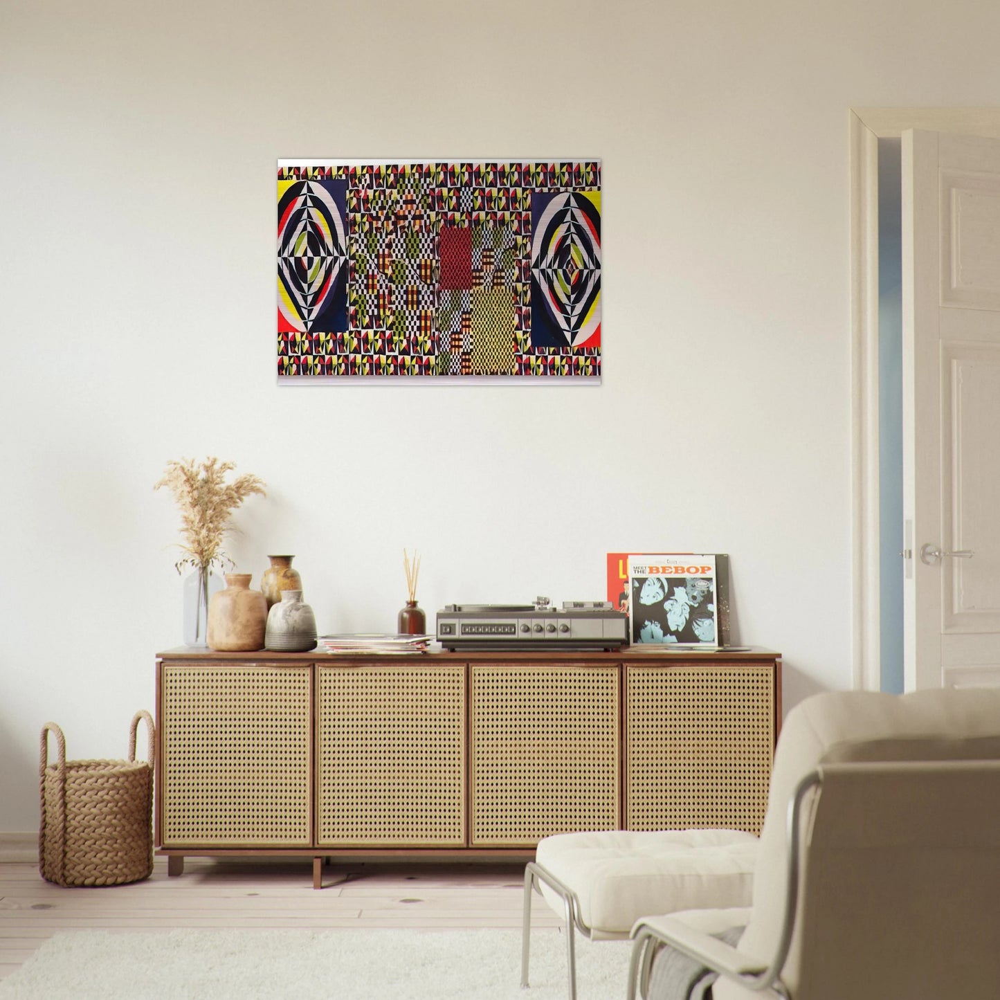 The Pythagorean Theorem - 1964 - Alfred Jensen Brushed Aluminum Print - 70x100 cm / 28x40 inches | Alfred Jensen Aluminum Print | Alfred Jensen Prints