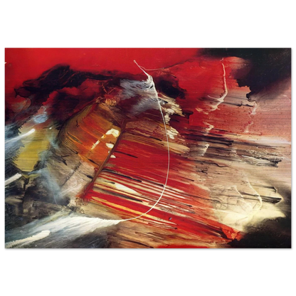 Dakota Ridge - 1958 - Paul Jenkins Brushed Aluminum Print - 70x100 cm / 28x40 inches | Paul Jenkins Aluminum Print | Paul Jenkins Prints