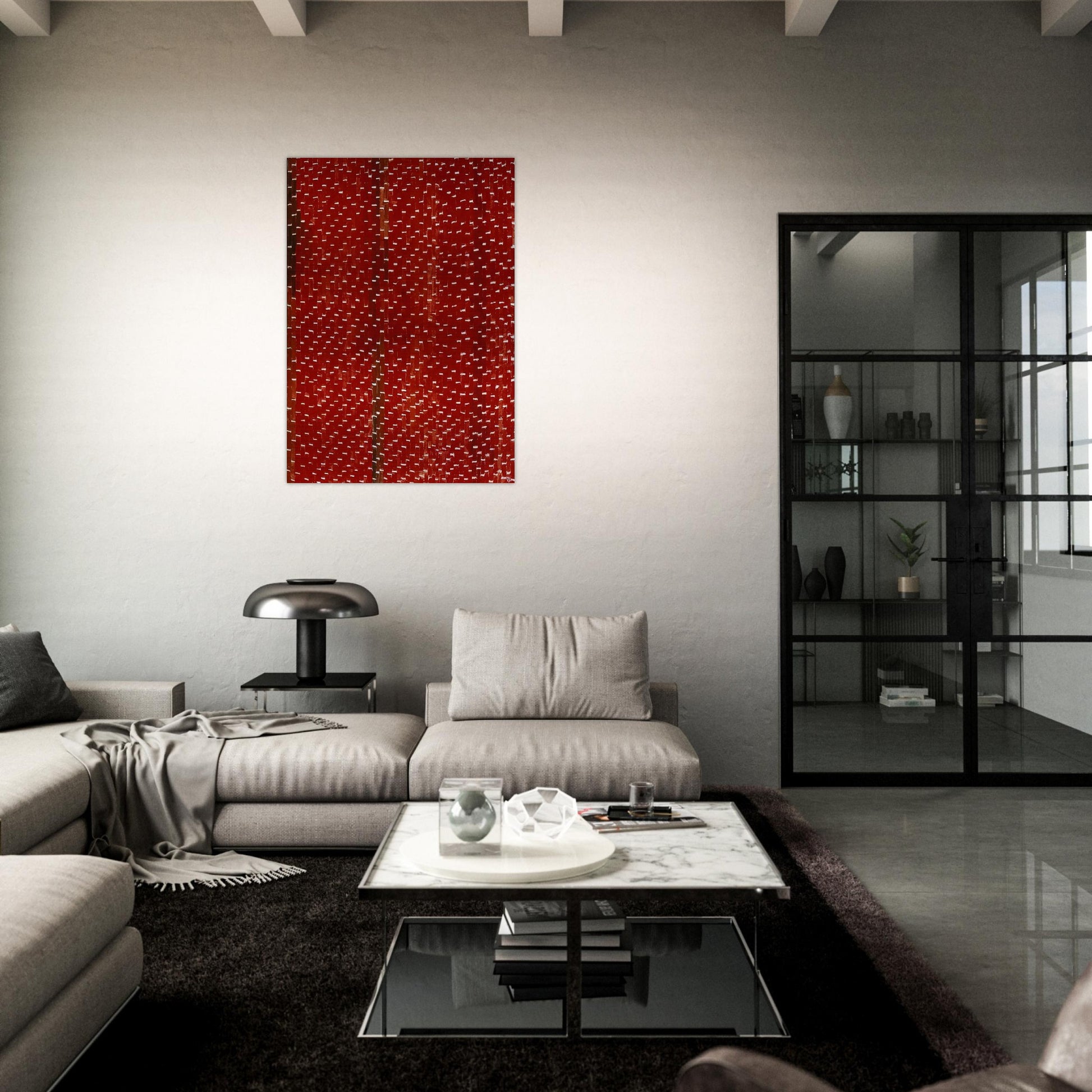 ORION 1973 - Alma Woodsey Thomas Brushed Aluminum Print - 70x100 cm / 28x40 inches | Alma Woodsey Thomas Aluminum Print | Alma Woodsey Thomas Prints