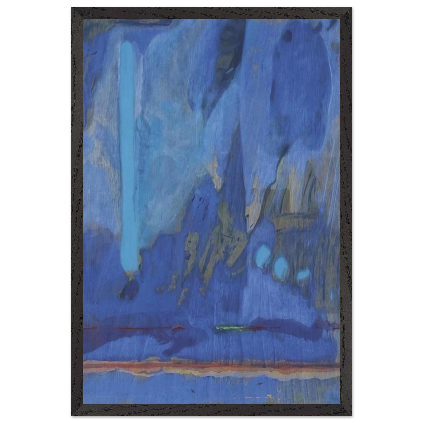 Helen Frankenthaler - Tales of Genji III - 1998 Wall art - 20x50 cm / 8x20 inches - Fine Art Poster-canvas - -