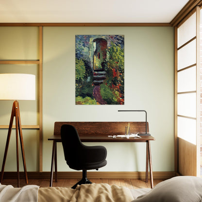 THE LITTLE GATE OF THE OLD MILL 1898 - Henri Matisse Brushed Aluminum Print - 70x100 cm / 28x40 inches | Henri Matisse Aluminum Print | Henri Matisse Prints