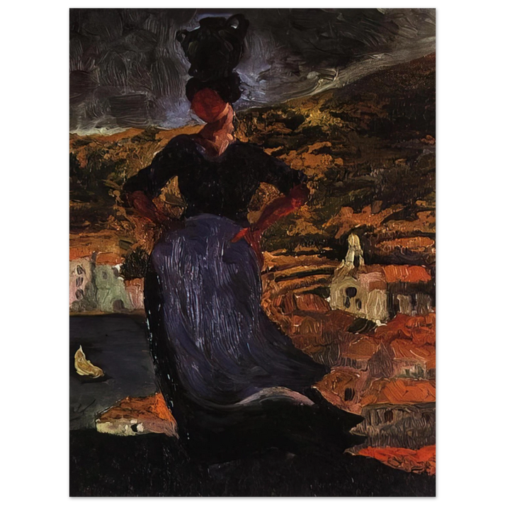 Salvador Dali - PORTRAIT OF HORTENSIA  75x100 cm / 30x40inches Fine Art Poster