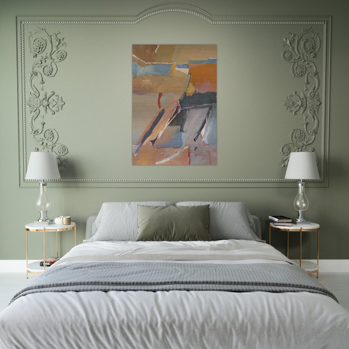 Berkeley #8 - Richard Diebenkorn Brushed Aluminum Print - 70x100 cm / 28x40 inches | Richard Diebenkorn Aluminum Print | Richard Diebenkorn Prints