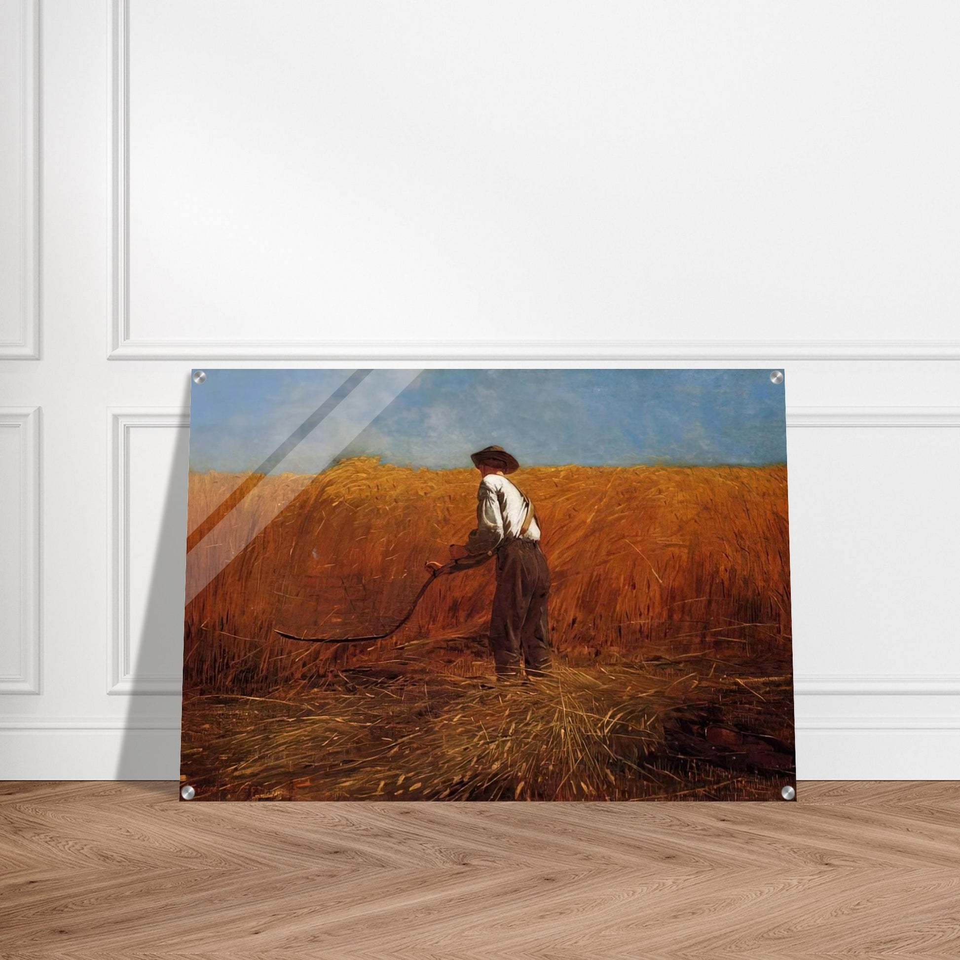 THE VETERAN IN A NEW FIELD - Winslow Homer Acrylic Print - 70x100 cm / 28x40″ inches