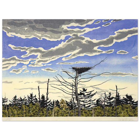 Neil Welliver - Ospreyâ€™s Nest - 1980  75x100 cm / 30x40inches Fine Art Poster