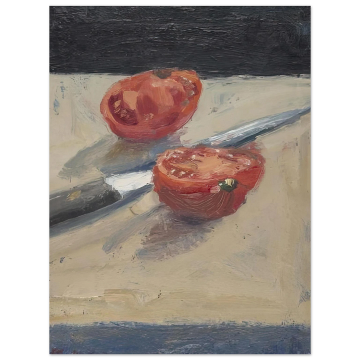 Richard Diebenkorn - Knife  Tomato I  75x100 cm / 30x40inches Fine Art Poster