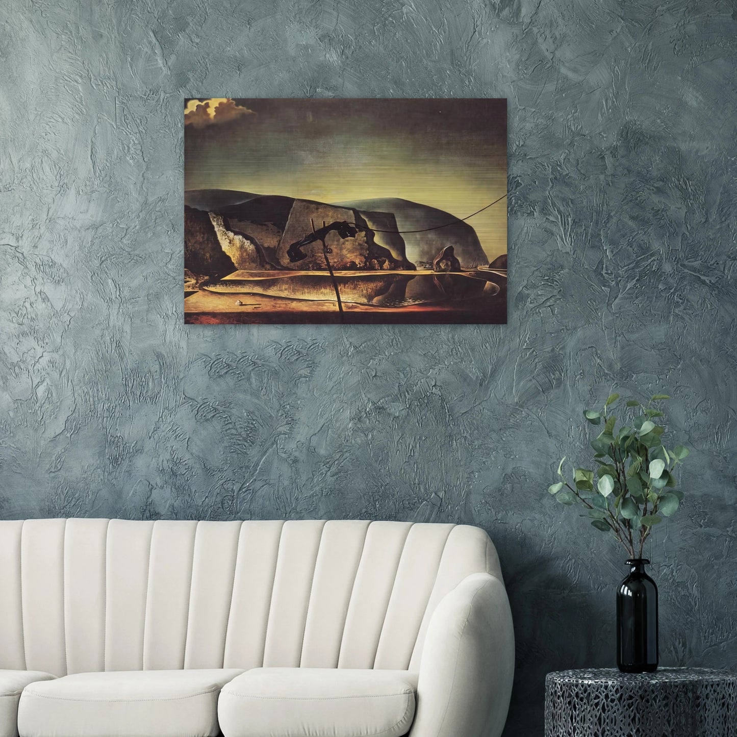 MOUNTAIN LAKE - Salvador Dali Brushed Aluminum Print - 70x100 cm / 28x40 inches | Salvador Dali Aluminum Print | Salvador Dali Prints