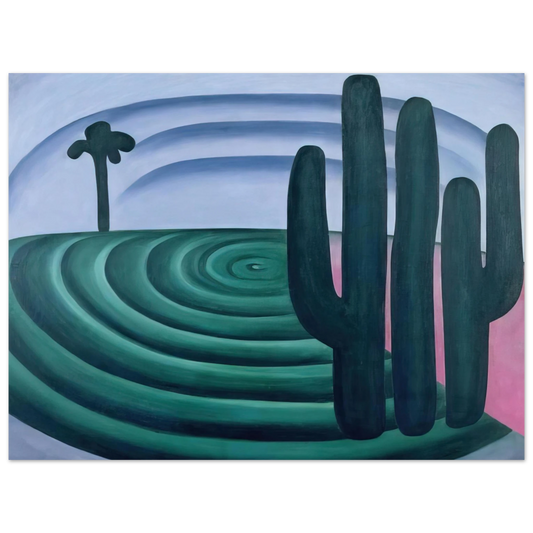 Tarsila do Amaral - Distance  75x100 cm / 30x40inches Fine Art Poster