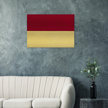 Red and Yellow - Ellsworth Kelly Brushed Aluminum Print - 70x100 cm / 28x40 inches | Ellsworth Kelly Aluminum Print | Ellsworth Kelly Prints