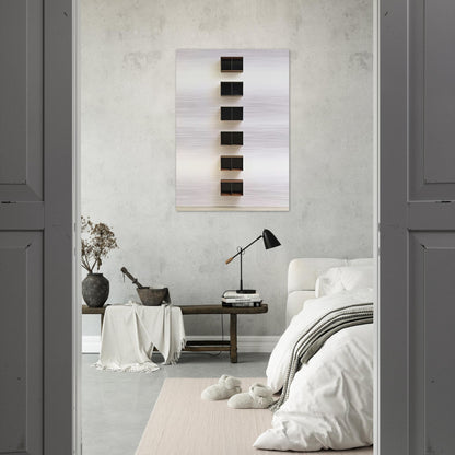 Untitled JUDDO0544 - 1990 - Donald Judd Brushed Aluminum Print - 70x100 cm / 28x40 inches | Donald Judd Aluminum Print | Donald Judd Prints