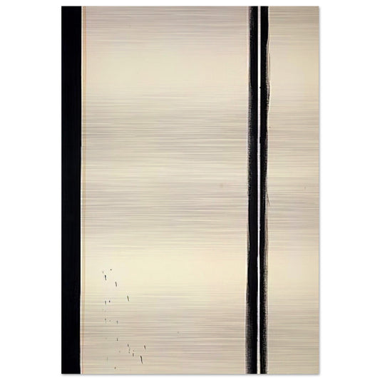 The Station of the Cross - Fourth Station - Barnett Newman Brushed Aluminum Print - 70x100 cm / 28x40 inches | Barnett Newman Aluminum Print | Barnett Newman Prints