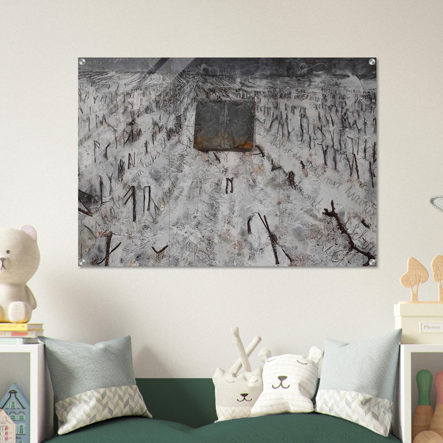 BLACK FLAKES 2006 - Anselm Kiefer Acrylic Print - 70x100 cm / 28x40″ inches