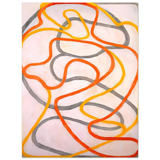 Brice Marden - Attendant 5 - 1999  75x100 cm / 30x40inches Fine Art Poster