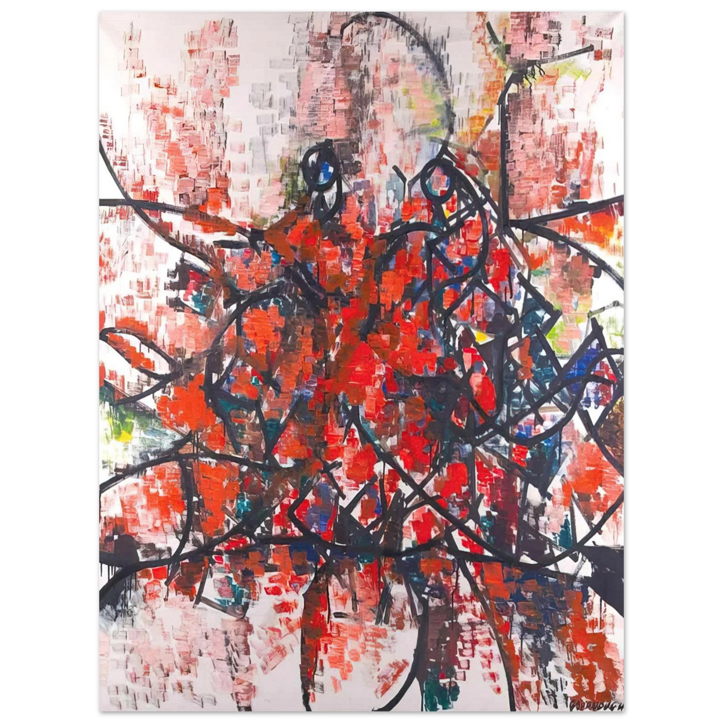 Robert Goodnough - Mambo - 1956  75x100 cm / 30x40inches Fine Art Poster