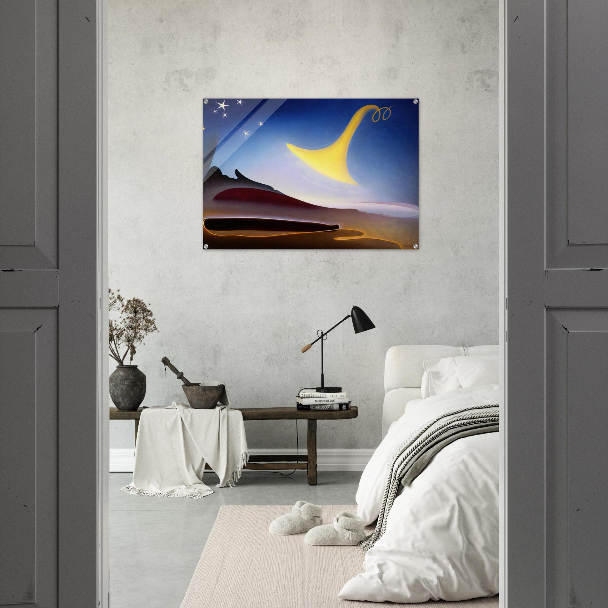 Awakening Memory of Father - 1943 - Agnes Lawrence Pelton Acrylic Print - 70x100 cm / 28x40″ inches