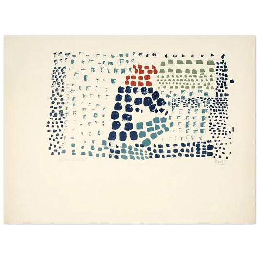 Nicolas de Stael - Study in Colour No. 1 Woimant StaÃƒÂ«l 93 - Art Informel Fine Art Poster