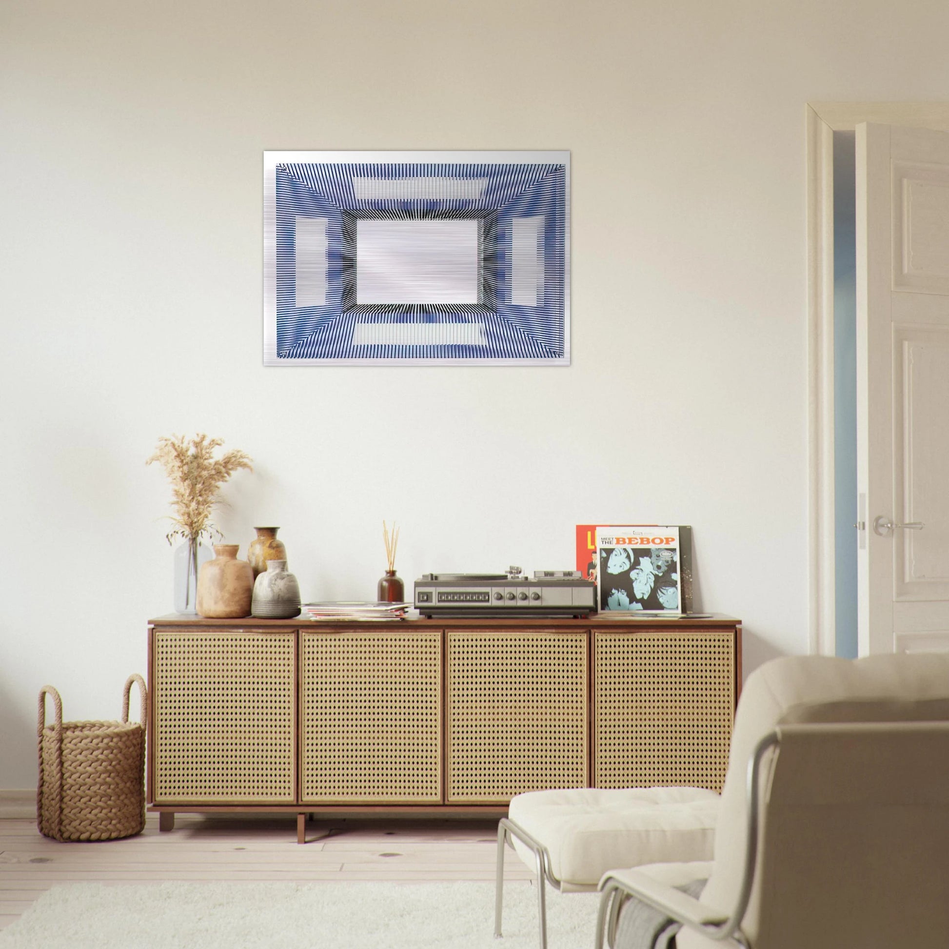 MIRROR 2005 - Jesus Rafael Soto Brushed Aluminum Print - 70x100 cm / 28x40 inches | Jesus Rafael Soto Aluminum Print | Jesus Rafael Soto Prints