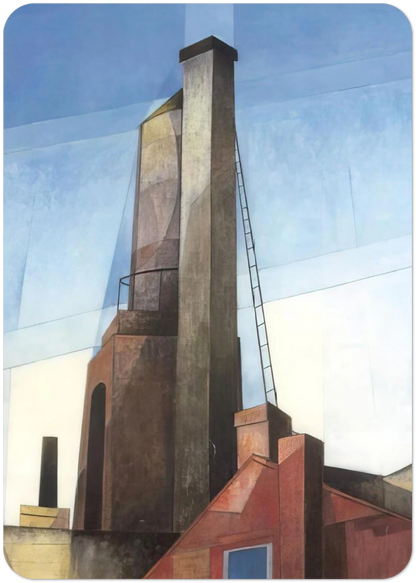 Aucassin and Nicolette - 1921 By Charles Demuth Pack of 10 Post Cards | Charles Demuth Post Cards | A6 (10.5 x 14.8 cm) - 4.1 x 5.8 inches