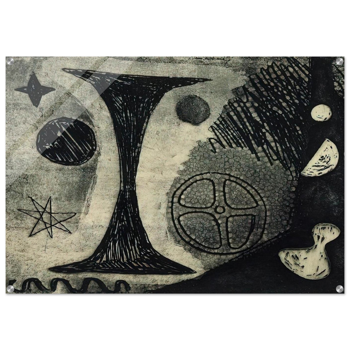 THE BIG I 1944 - Alexander Calder Acrylic Print - 70x100 cm / 28x40″ inches | Alexander Calder Wall Art | Alexander Calder Prints