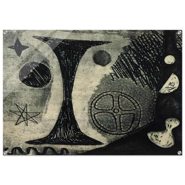 THE BIG I 1944 - Alexander Calder Acrylic Print - 70x100 cm / 28x40″ inches | Alexander Calder Wall Art | Alexander Calder Prints