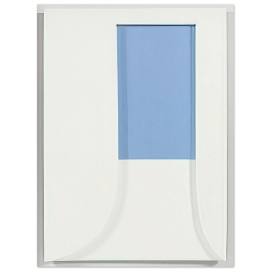 Ellsworth Kelly - Relief with Blue  75x100 cm / 30x40inches Fine Art Poster