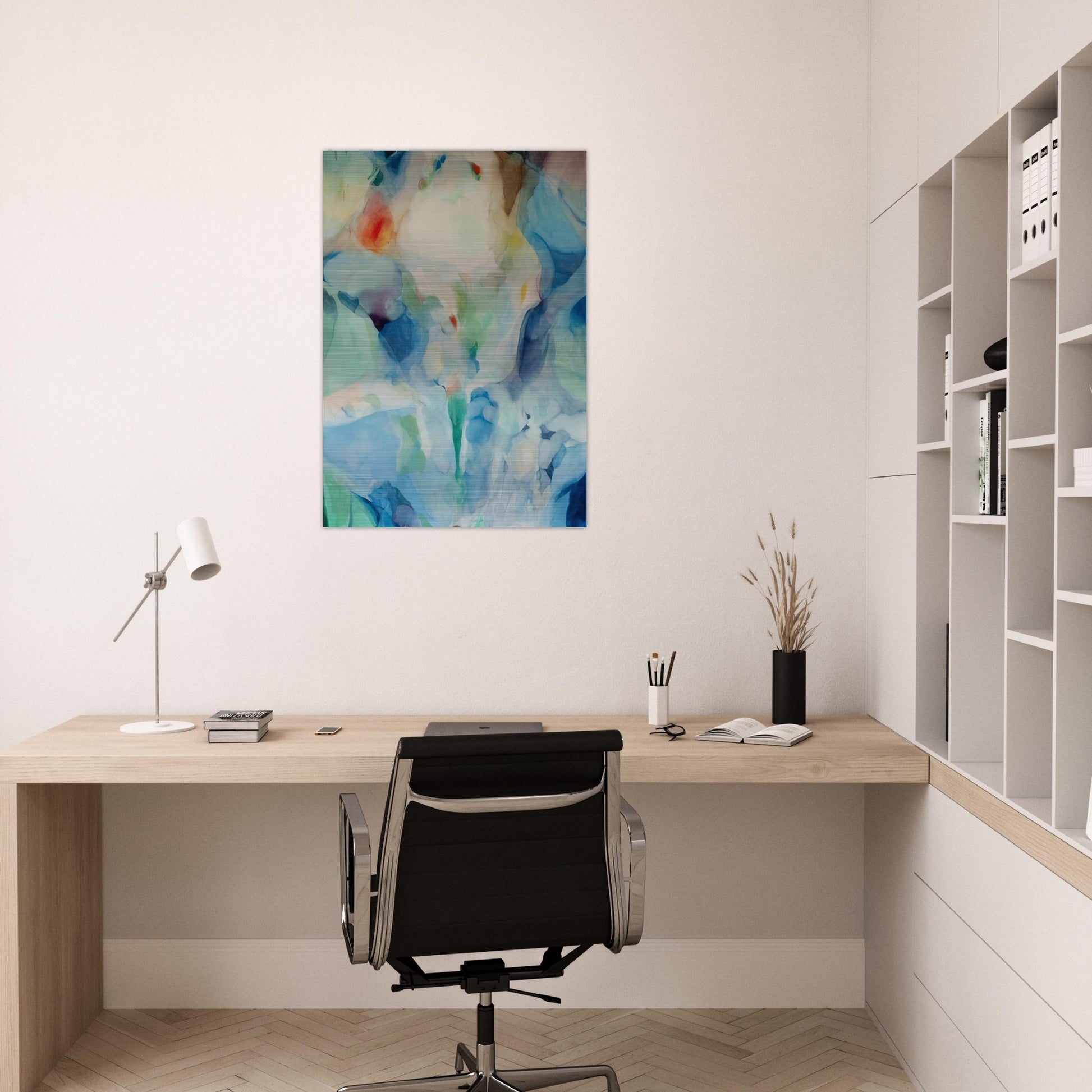 Before Songs - Alice Baber Brushed Aluminum Print - 70x100 cm / 28x40 inches | Alice Baber Aluminum Print | Alice Baber Prints