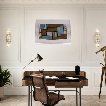 Mad II - 1945 - Carmelo Arden Quin Brushed Aluminum Print - 70x100 cm / 28x40 inches | Carmelo Arden Quin Aluminum Print | Carmelo Arden Quin Prints