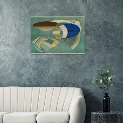Sea Forms - 1937 - John Ferren Brushed Aluminum Print - 70x100 cm / 28x40 inches | John Ferren Aluminum Print | John Ferren Prints