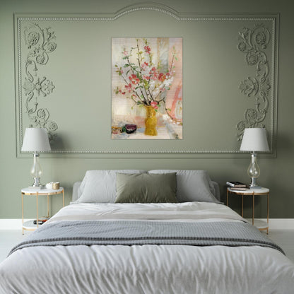 Les Pommeirs Du Japon - Post-Impressionism - Le Pho Brushed Aluminum Print - 70x100 cm / 28x40 inches | Le Pho Aluminum Print | Le Pho Prints