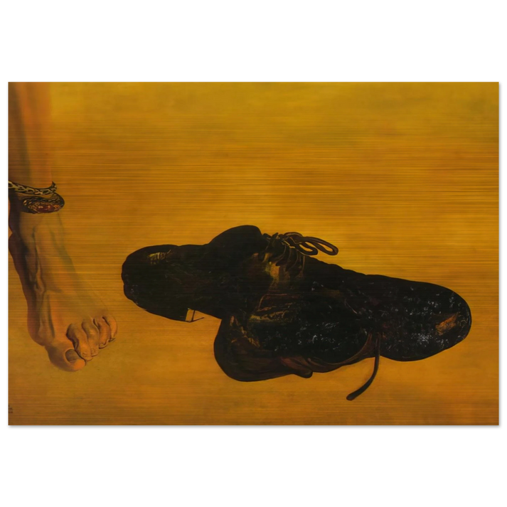 ORIGINAL SIN - Salvador Dali Brushed Aluminum Print - 70x100 cm / 28x40 inches | Salvador Dali Aluminum Print | Salvador Dali Prints