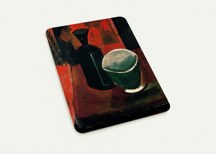 Green Pan and Black Bottle - 1908 By Pablo Picasso Pack of 10 Post Cards | Pablo Picasso Post Cards | A6 (10.5 x 14.8 cm) - 4.1 x 5.8 inches
