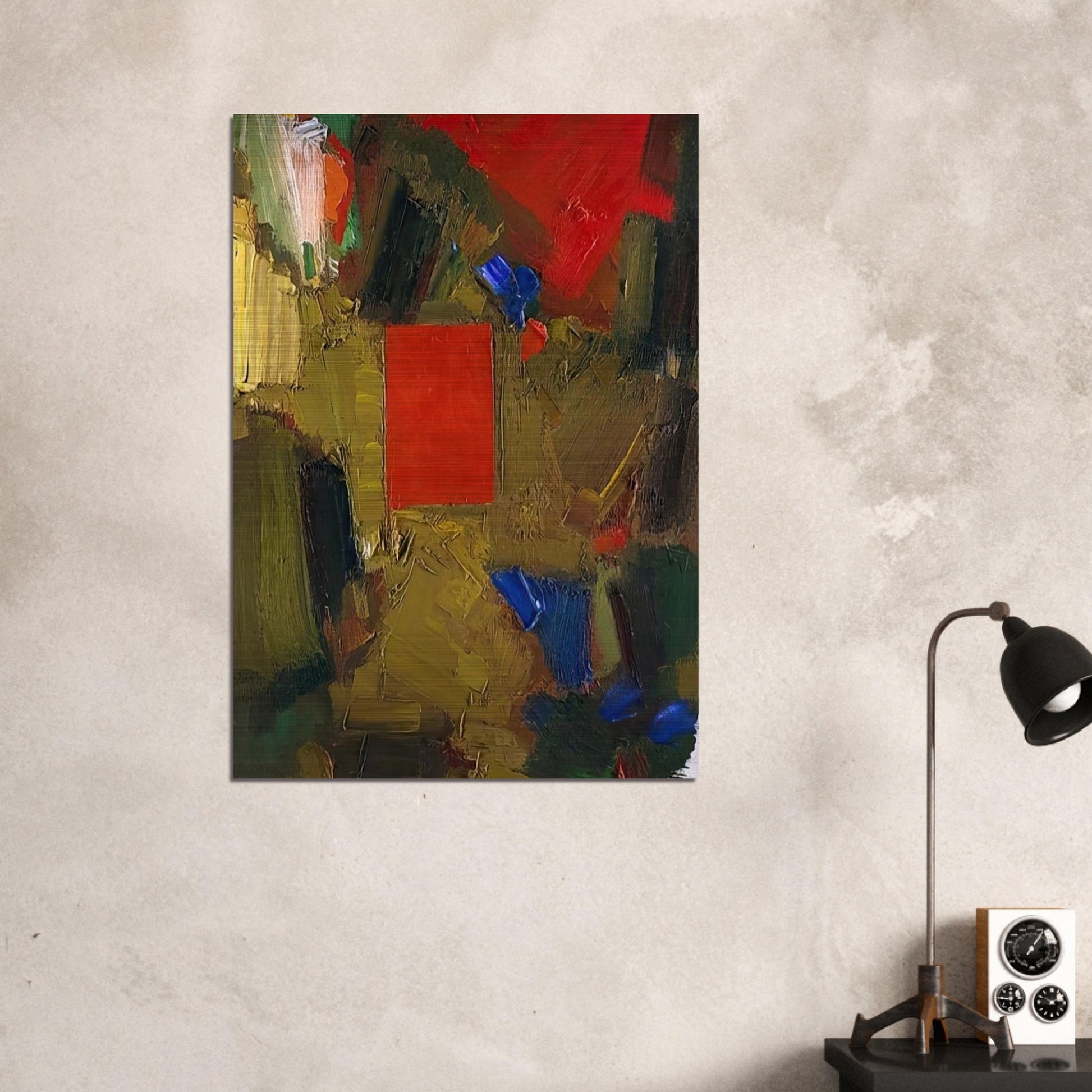 Profound Longing - Hans Hofmann Brushed Aluminum Print - 70x100 cm / 28x40 inches | Hans Hofmann Aluminum Print | Hans Hofmann Prints
