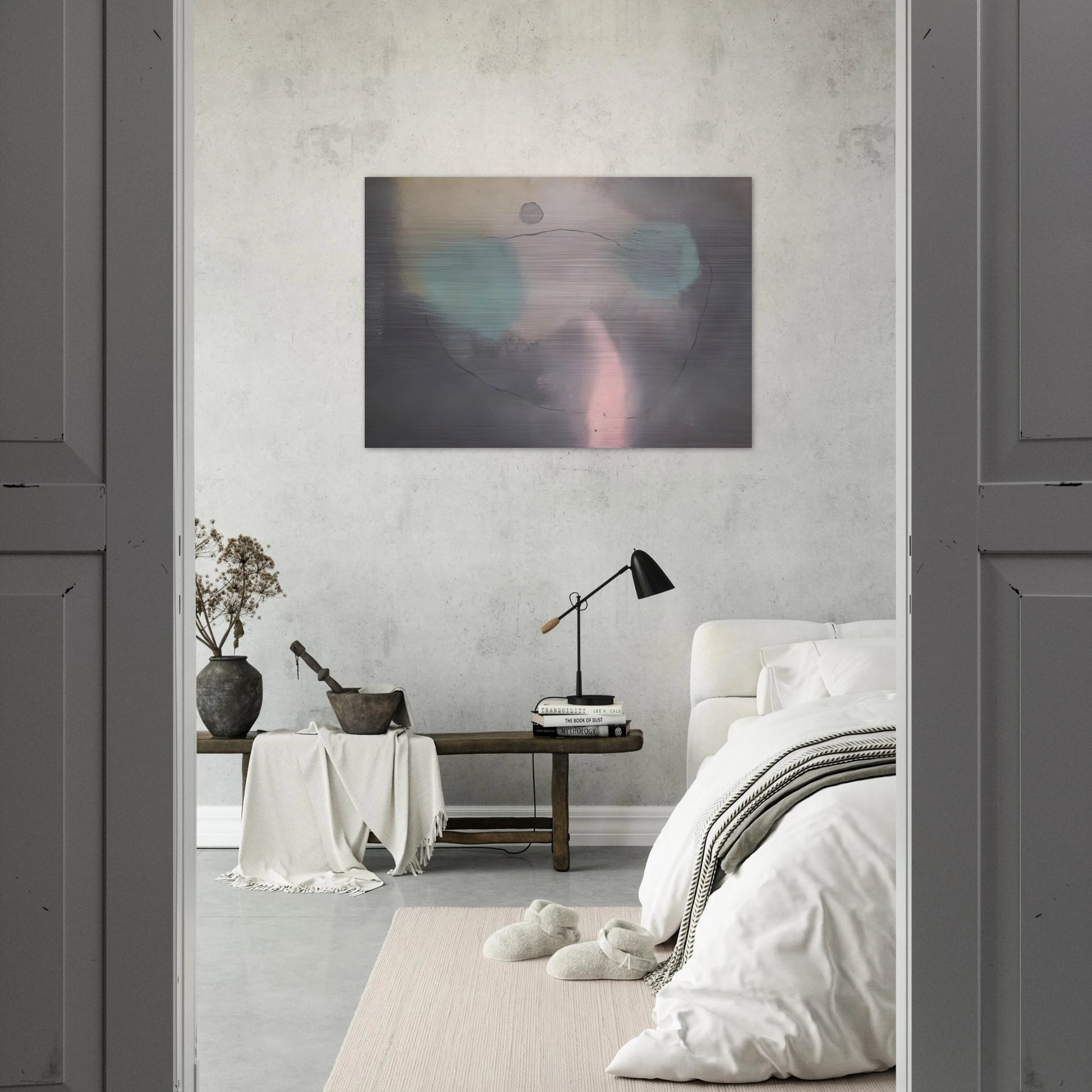 What the Wind Does - 1947 - Theodoros Stamos Brushed Aluminum Print - 70x100 cm / 28x40 inches | Theodoros Stamos Aluminum Print | Theodoros Stamos Prints
