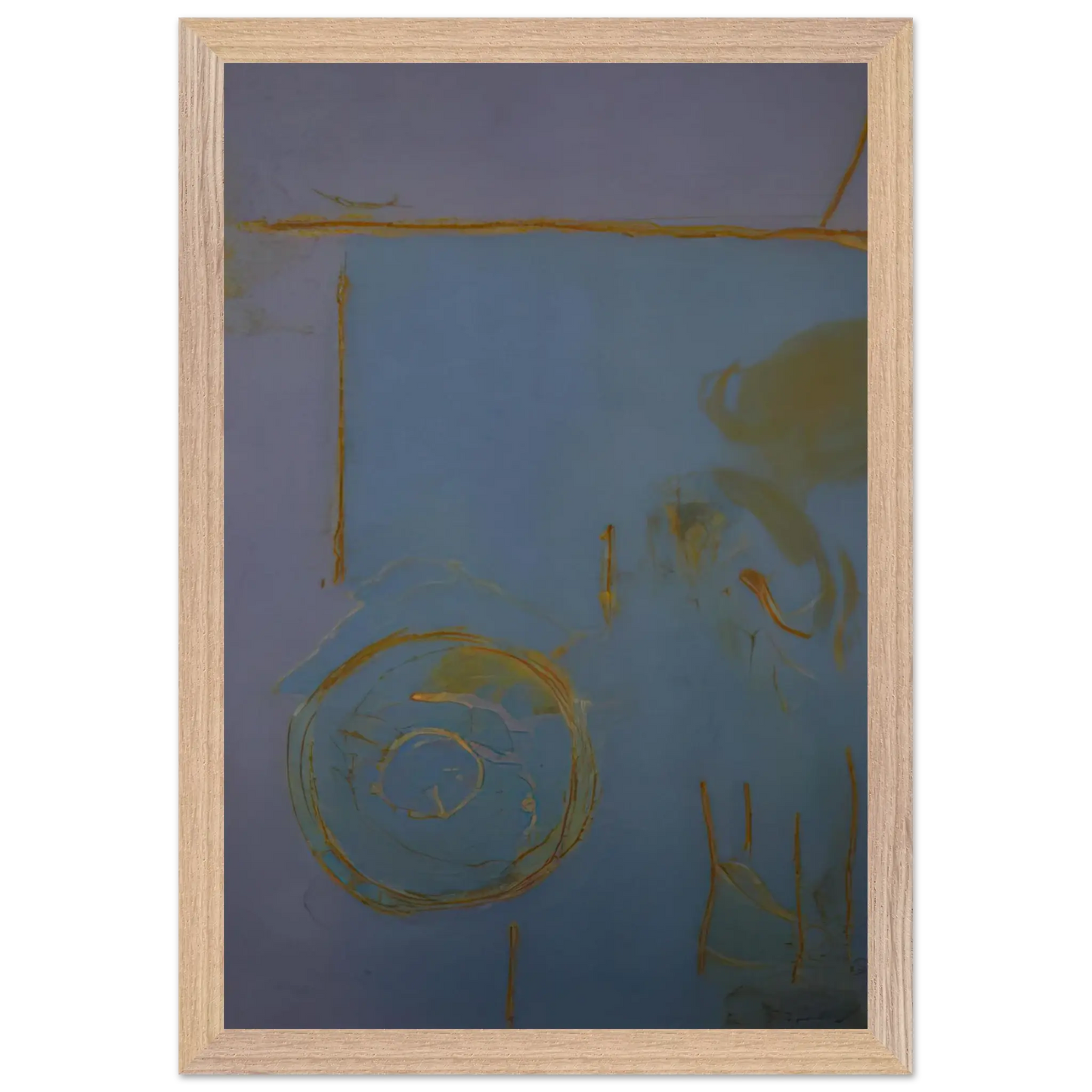 Helen Frankenthaler - Guadalupe - 1989 Wall art - 15x20 cm / 6x8 Inches - Premium Wooden Framed Poster With Fine Art Paper - Wood frame