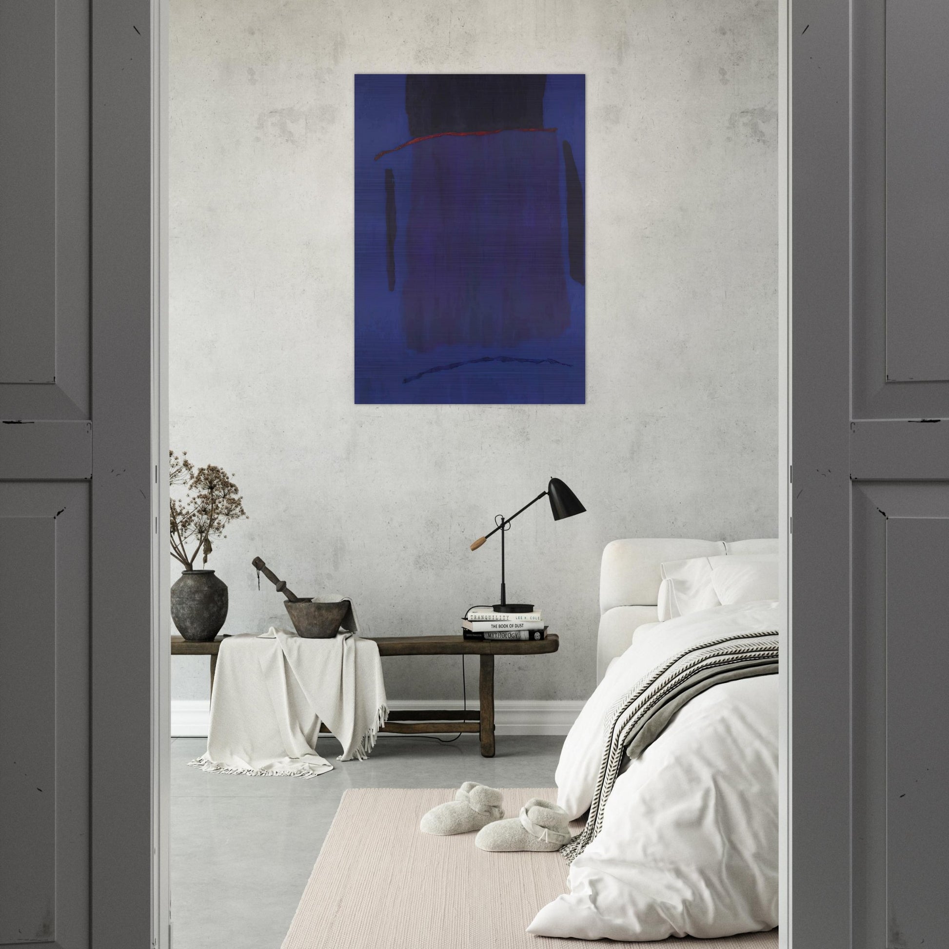 Infinity Field, Lefkada Series #3 - 1979 - Theodoros Stamos Brushed Aluminum Print - 70x100 cm / 28x40 inches | Theodoros Stamos Aluminum Print | Theodoros Stamos Prints
