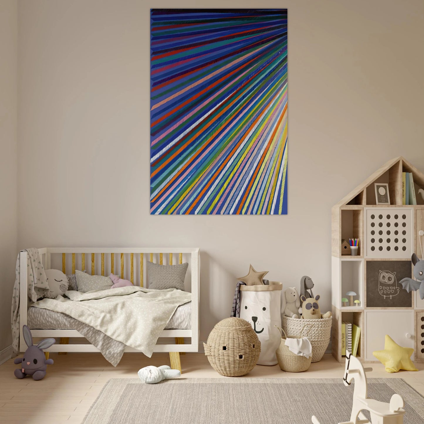 Apex - 1984 - Piero Dorazio Art Prints - 100x150 cm / 40x60″ inches | Piero Dorazio Poster | Piero Dorazio Prints