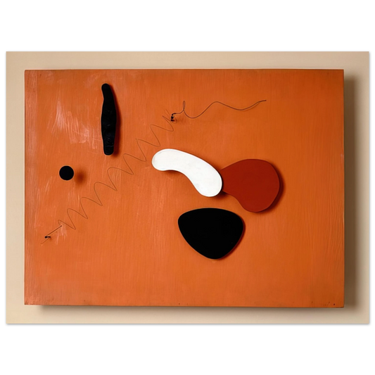 Alexander Calder - THE ORANGE PANEL 1936 Fine Art Poster