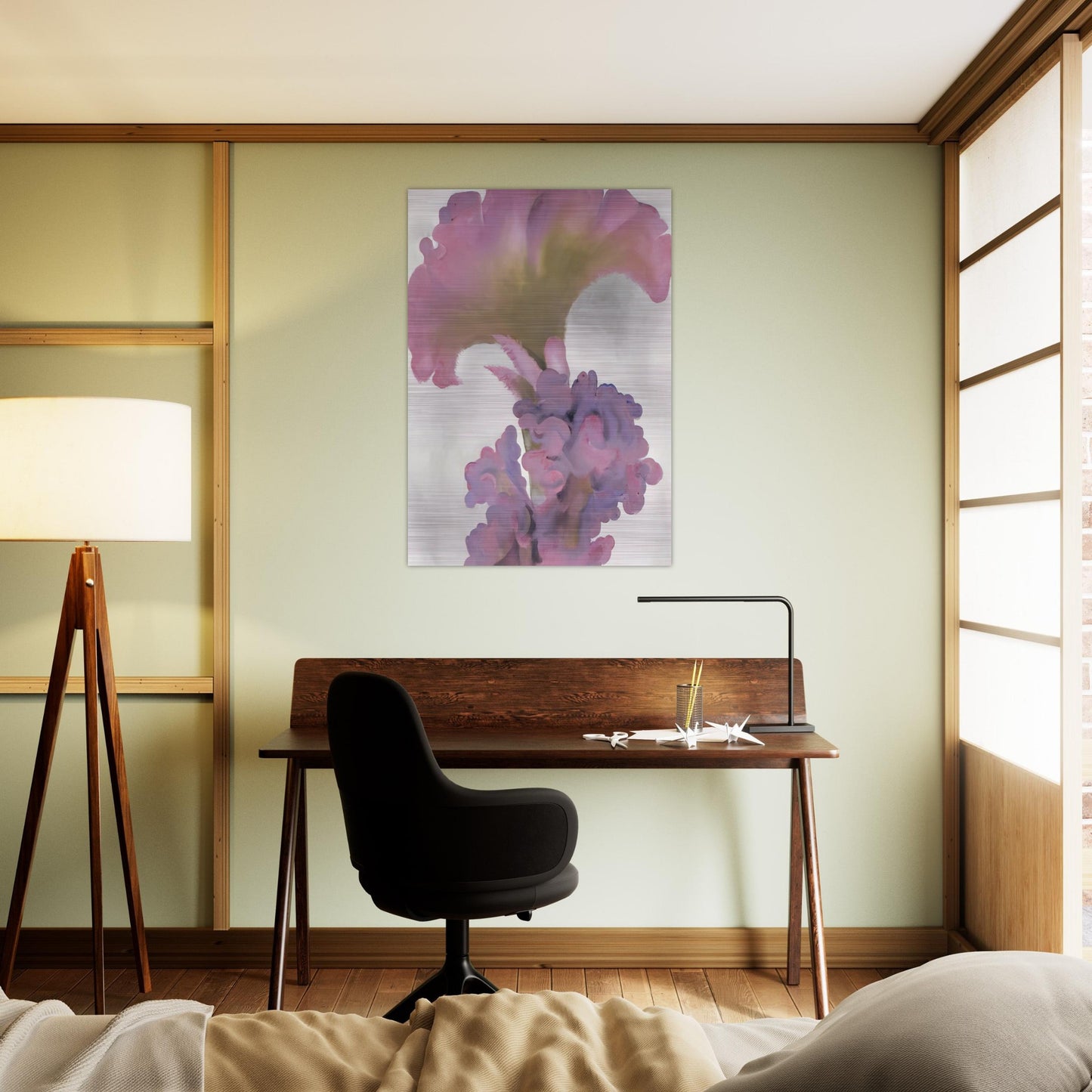 Coxcomb - Georgia O'Keeffe Brushed Aluminum Print - 70x100 cm / 28x40 inches | Georgia O'Keeffe Aluminum Print | Georgia O'Keeffe Prints