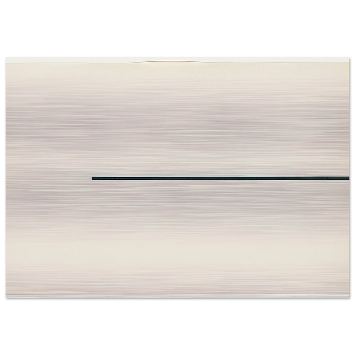 Horizontal Line - Ellsworth Kelly Brushed Aluminum Print - 70x100 cm / 28x40 inches | Ellsworth Kelly Aluminum Print | Ellsworth Kelly Prints