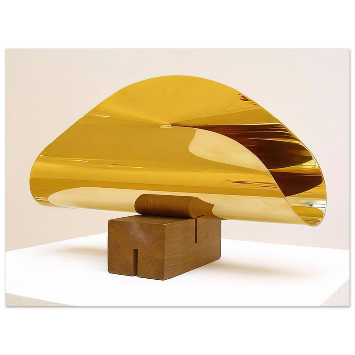 Max Bill - FlÃƒÂ¤che im Raum von einer Linie begrenzt - 1952  75x100 cm / 30x40inches Fine Art Poster