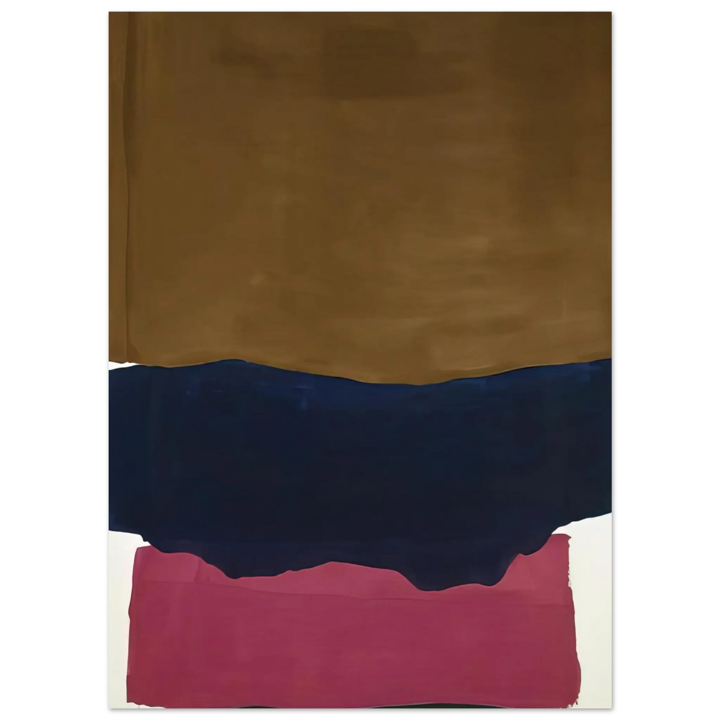 Helen Frankenthaler - Indian Summer - 1967 Wall art - 30x40 cm / 12x16 Inches - Fine Art Poster - -