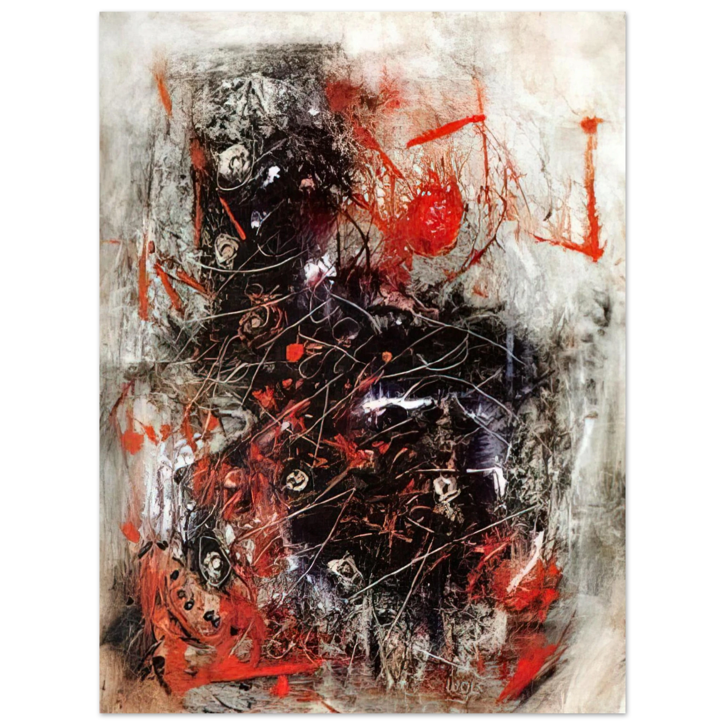 Wols - Oui, Oui, Oui - Tachisme  75x100 cm / 30x40inches Fine Art Poster