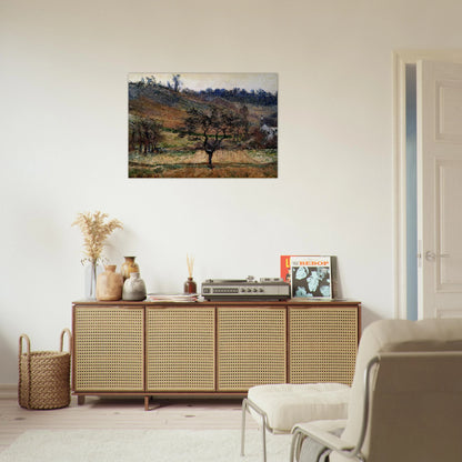 The Valley Of Falaise - claude monet Brushed Aluminum Print - 70x100 cm / 28x40 inches | claude monet Aluminum Print | claude monet Prints