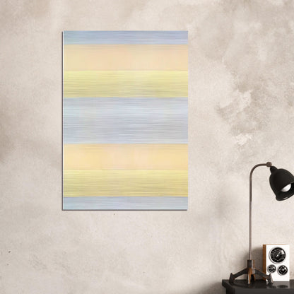 With My Back to the World - Agnes Martin Brushed Aluminum Print - 70x100 cm / 28x40 inches | Agnes Martin Aluminum Print | Agnes Martin Prints